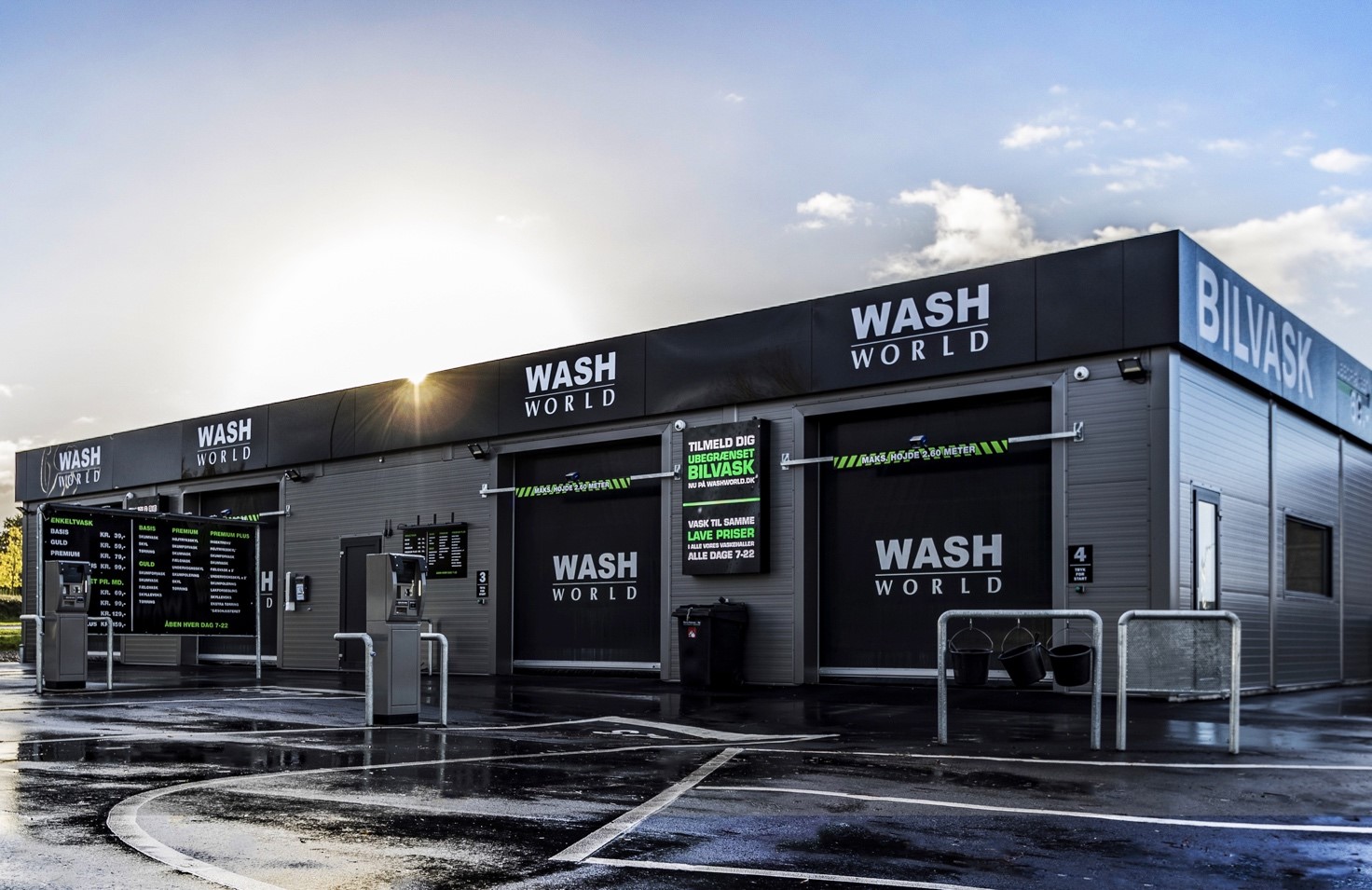 Wash your car with your number plate